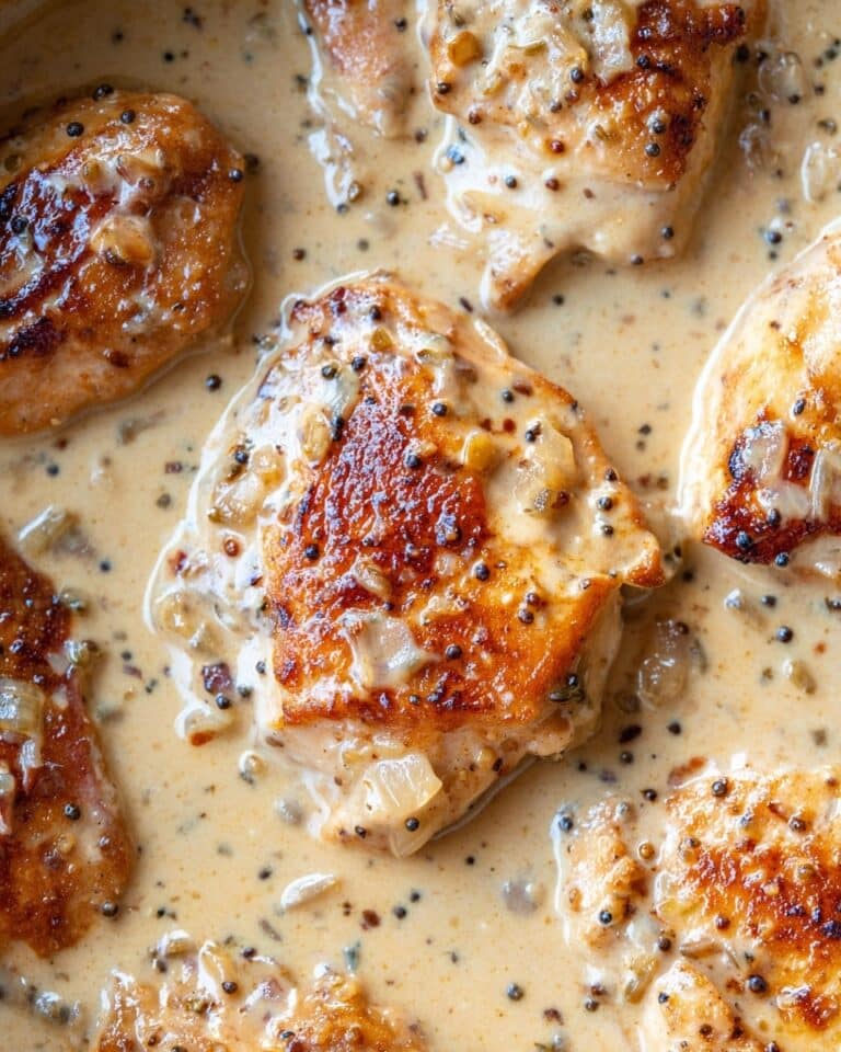 Creamy Chicken au Poivre with Lemon and Parsley Recipe