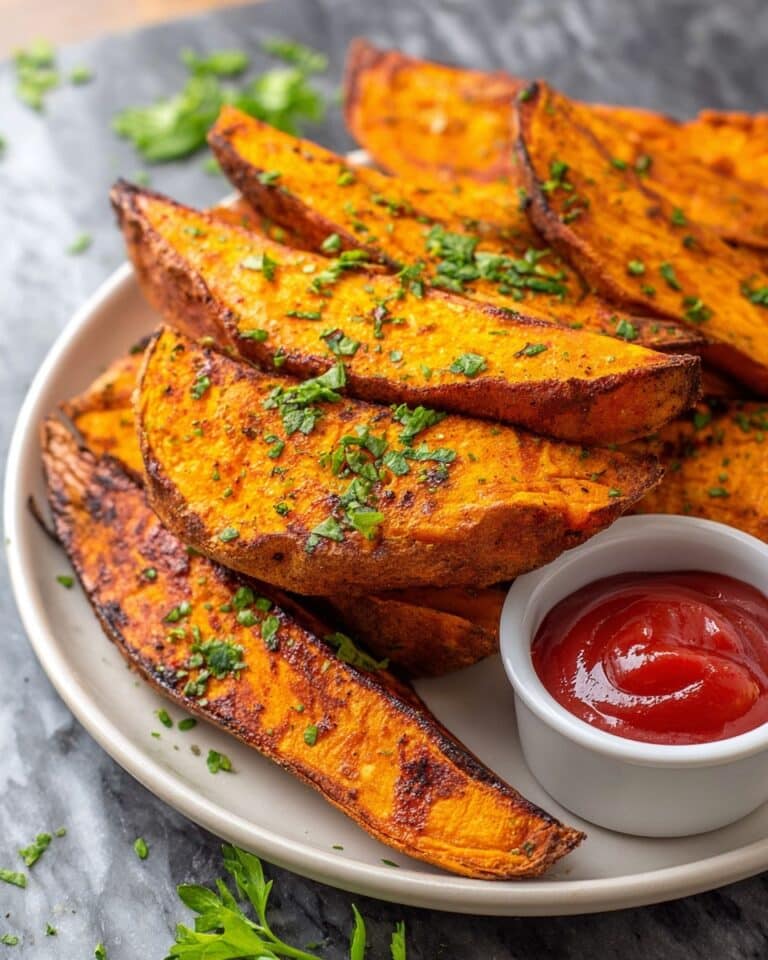 Air Fryer Spiced Sweet Potato Fries Recipe