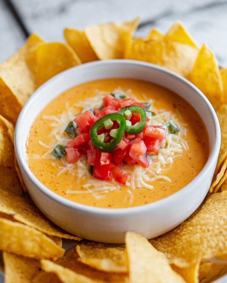 Pumpkin Queso with Chorizo and Three Cheeses Recipe