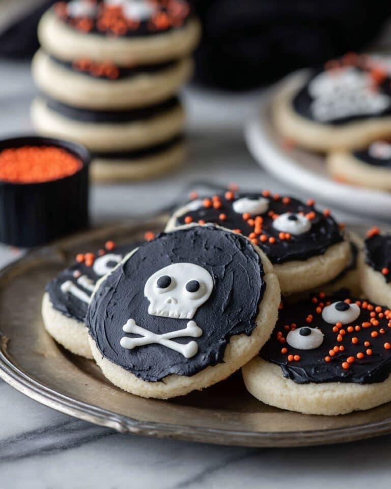 Frosted Halloween Sugar Cookies Recipe