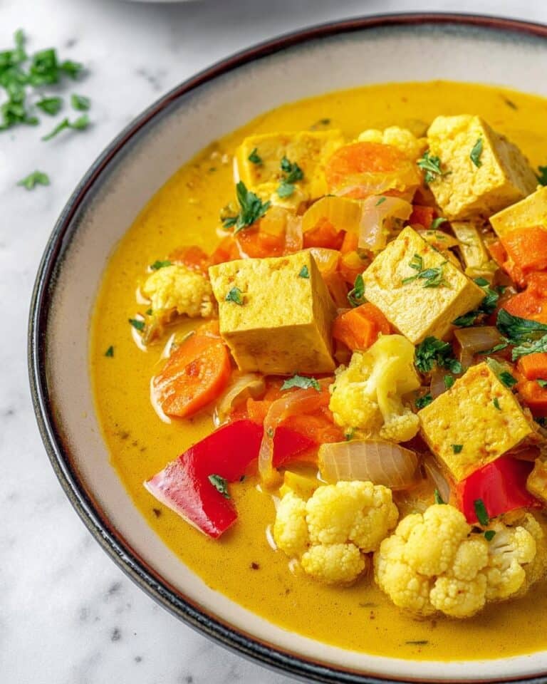 Creamy Pumpkin Curry with Tofu and Veggies Recipe
