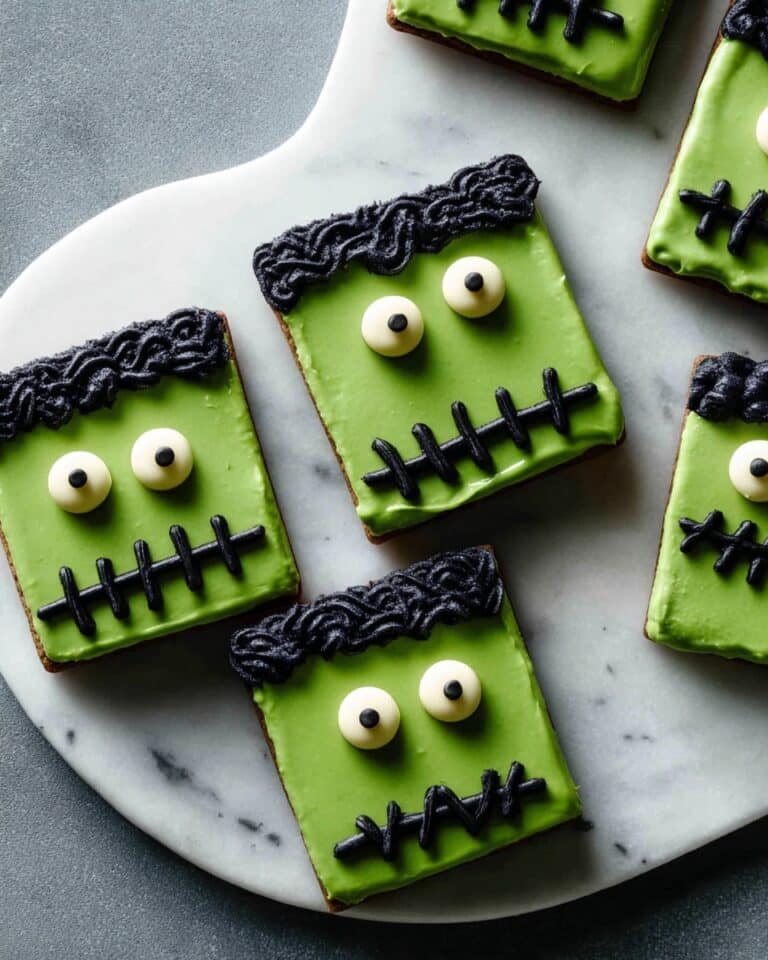 Gluten-Free Matcha Cheesecake Frankensteins Recipe