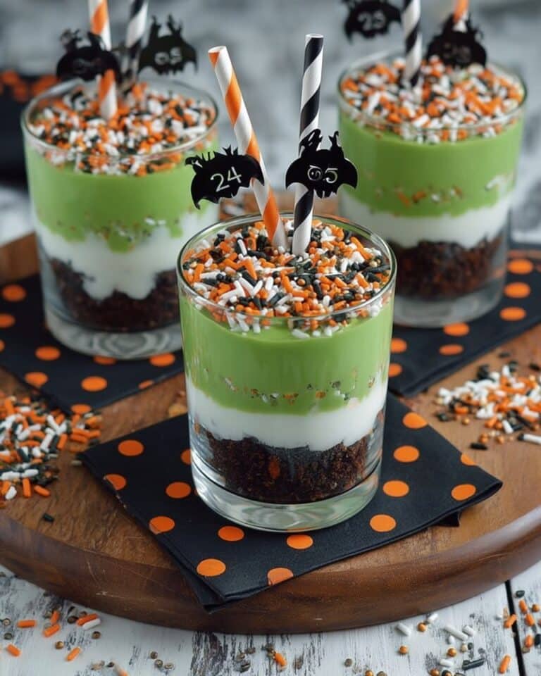 Melted Witch Pudding Parfaits Recipe