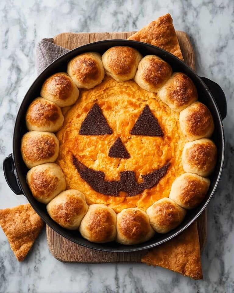 Halloween Monster Pizza Dip Recipe
