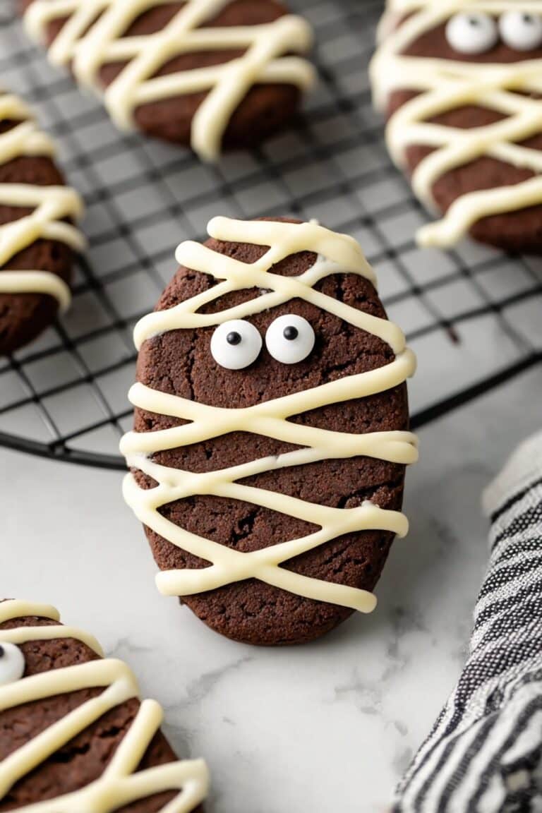 Chocolate Madeleine Mummies Recipe
