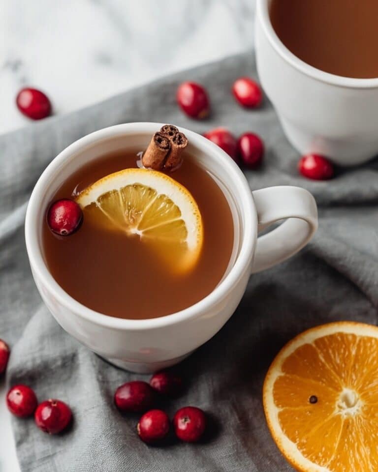 Slow Cooker Spiced Cranberry Apple Cider Recipe