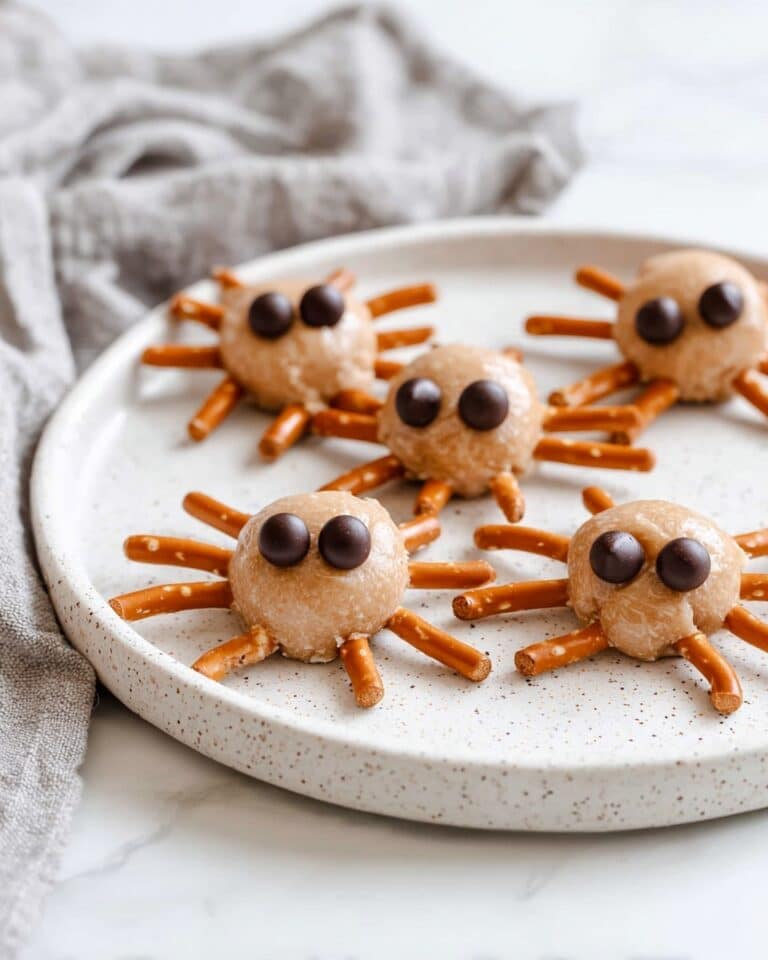 Halloween Peanut Butter Spiders Recipe