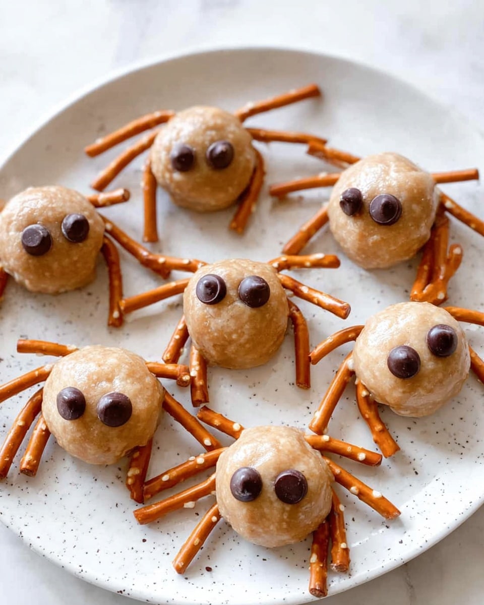 Halloween Peanut Butter Spiders Recipe - Recipe Image