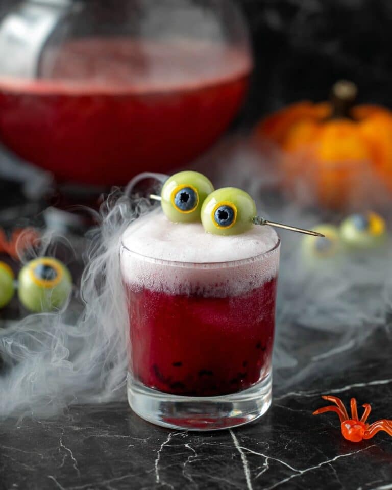 Non-Alcoholic Halloween Fruit Punch Recipe