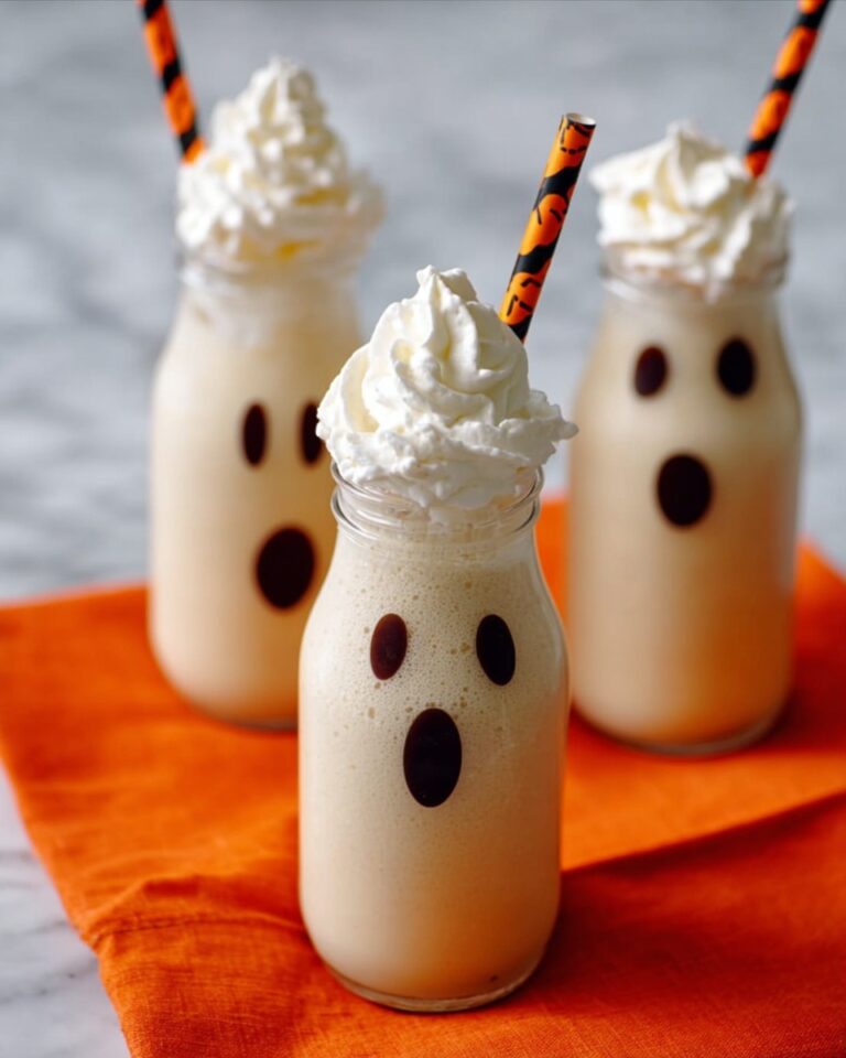 Halloween Ghost Milkshakes Recipe