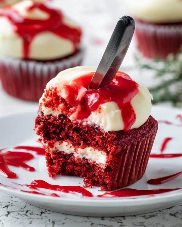 Halloween Red Velvet Cupcakes Recipe