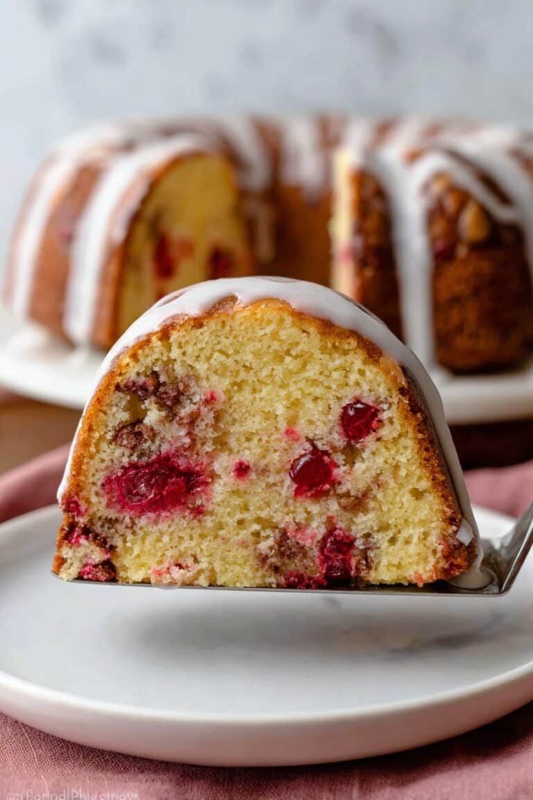 Cranberry Orange Bundt Cake Recipe