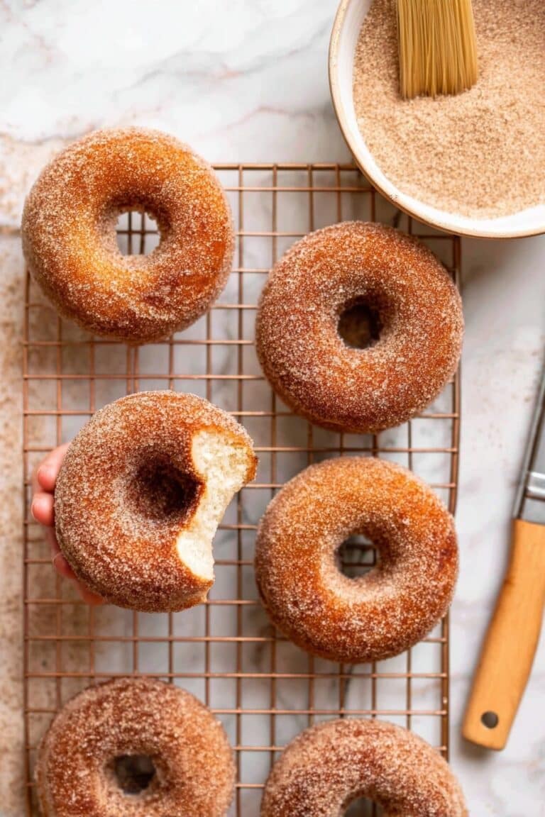 Cinnamon Sugar Homemade Doughnuts Recipe