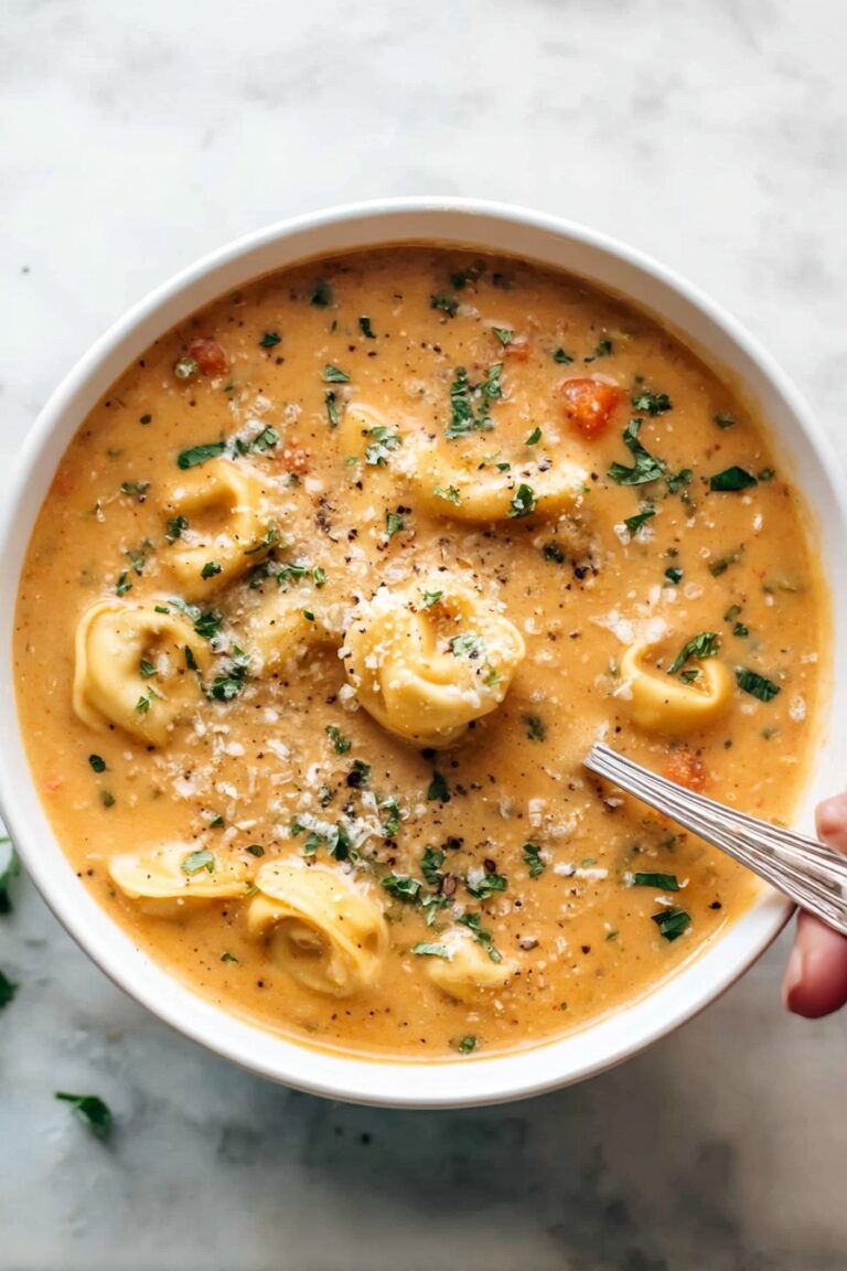 Creamy Italian Sausage Tortellini Soup Recipe
