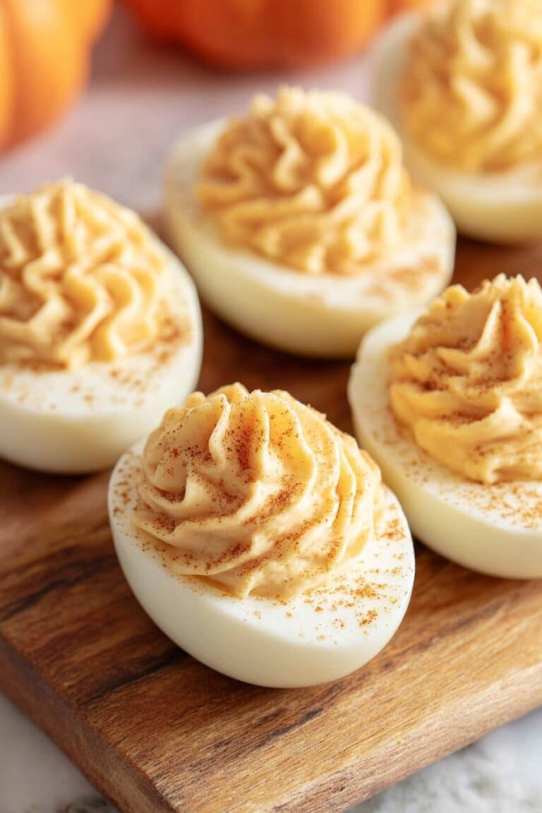 Pumpkin Devilled Eggs Recipe