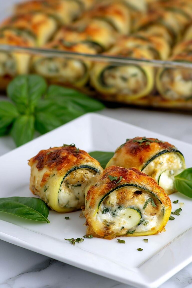 Zucchini Rollatini with Sausage and Cheese Recipe