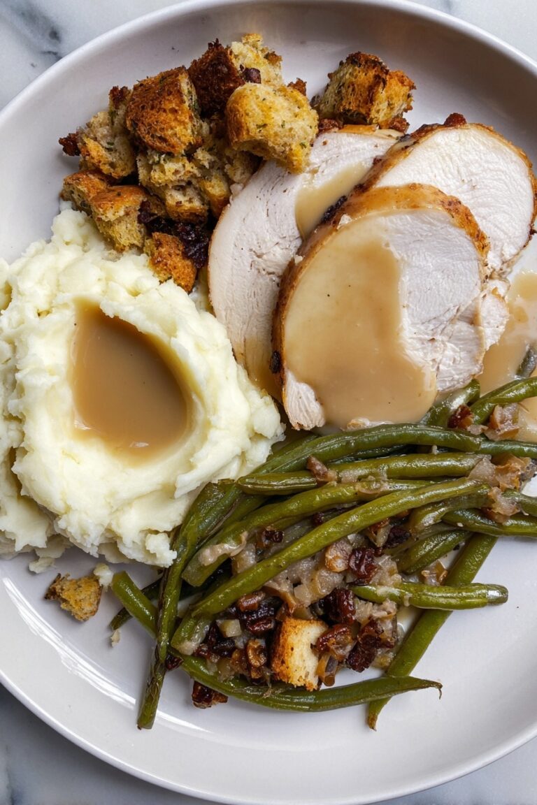 Sheet Pan Turkey and Stuffing Bake Recipe