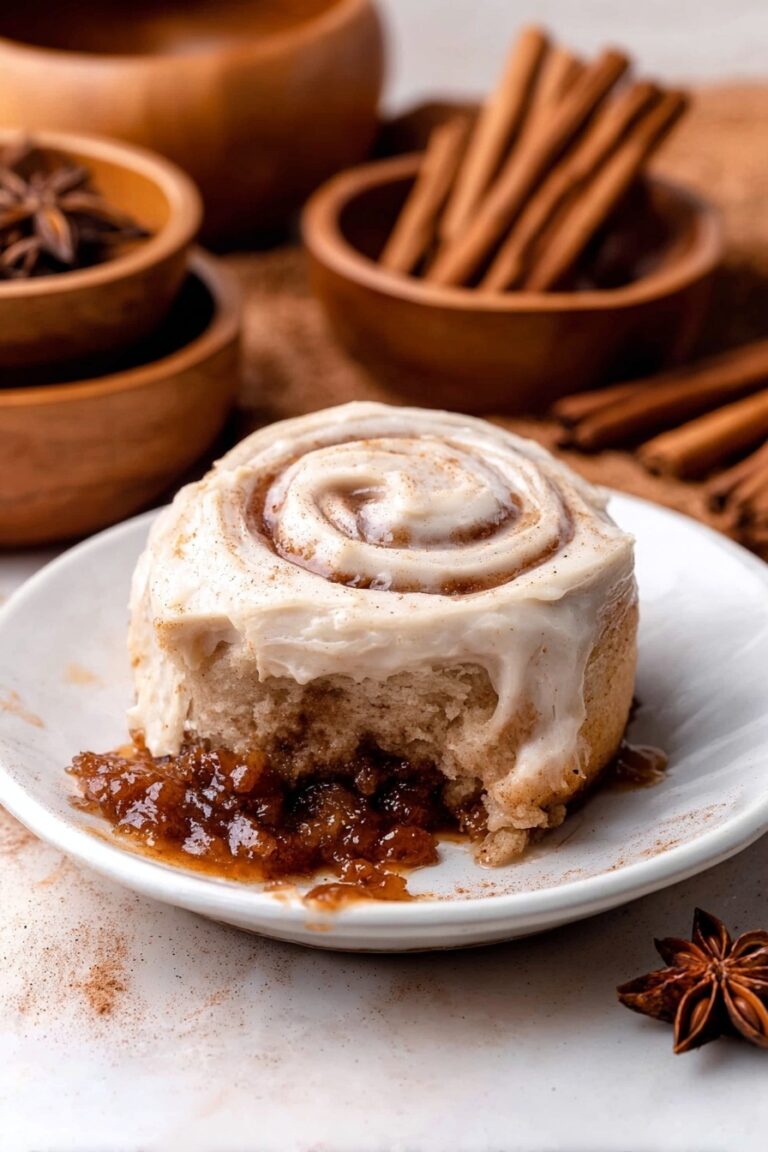 Chai Cinnamon Rolls with Caramel Sauce Recipe