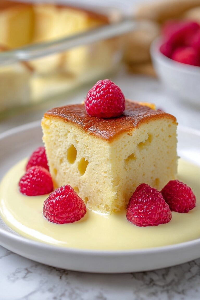 Custard Bread Pudding with Vanilla Sauce Recipe