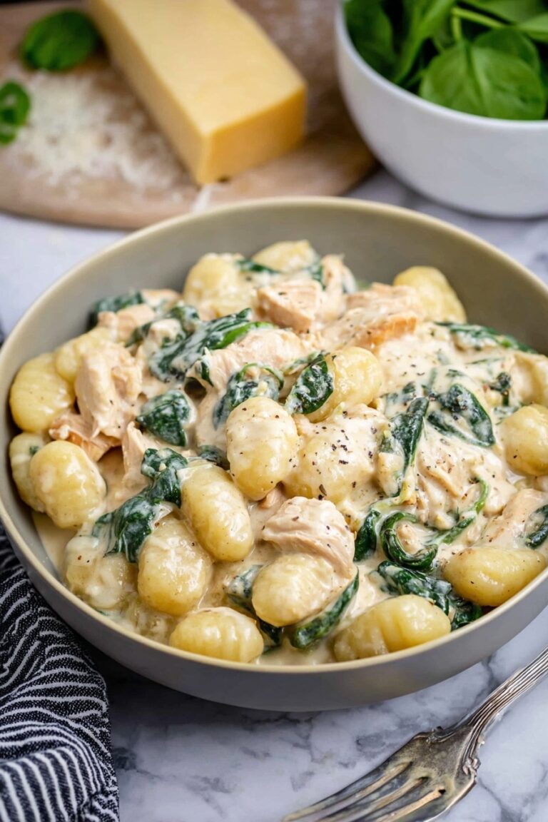 Creamy Chicken Gnocchi Skillet Recipe