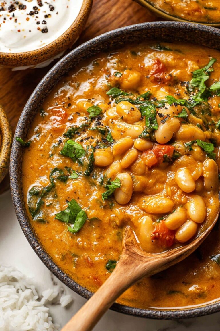 Creamy Butter Bean Curry with Coconut Recipe