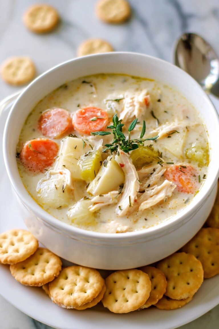 Creamy Chicken Noodle Soup Recipe