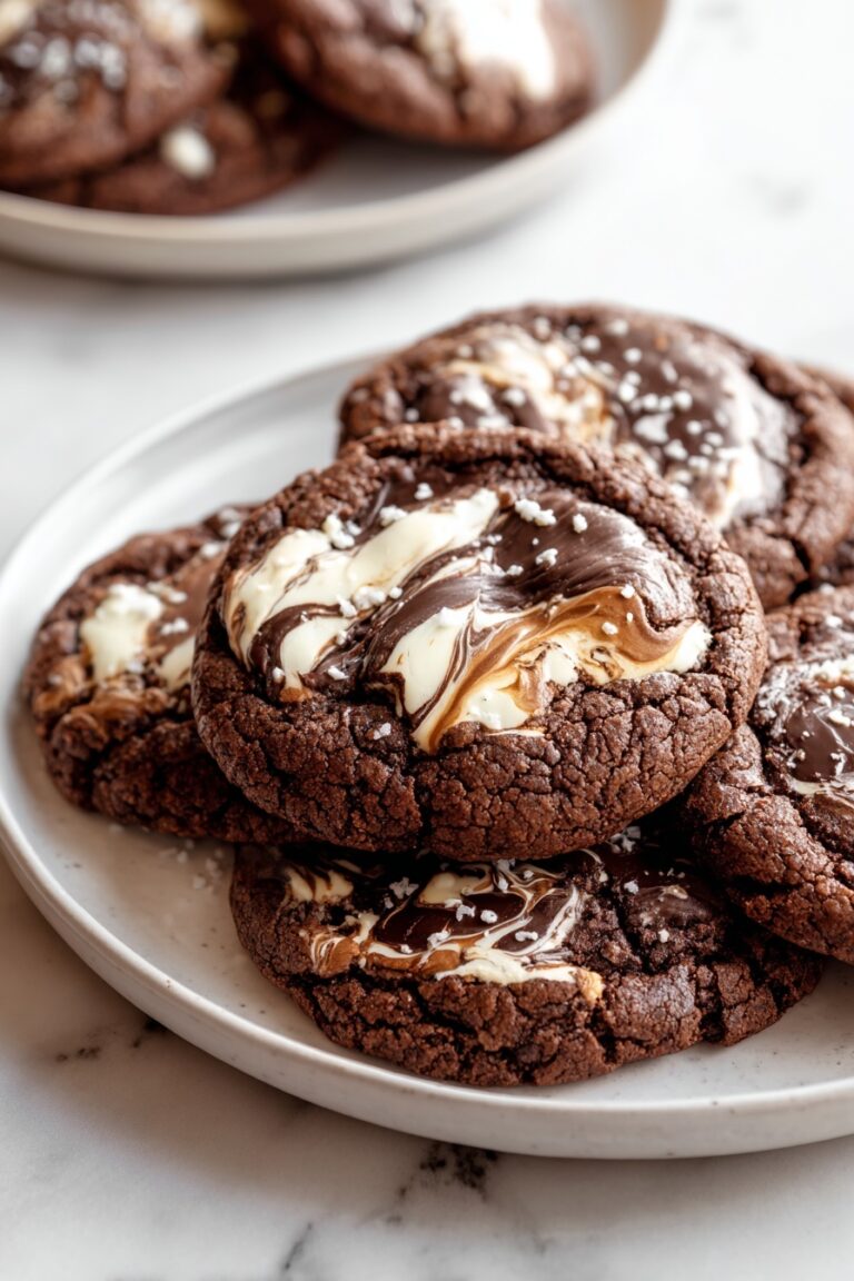 Chocolate Marshmallow Swirl Cookies Recipe