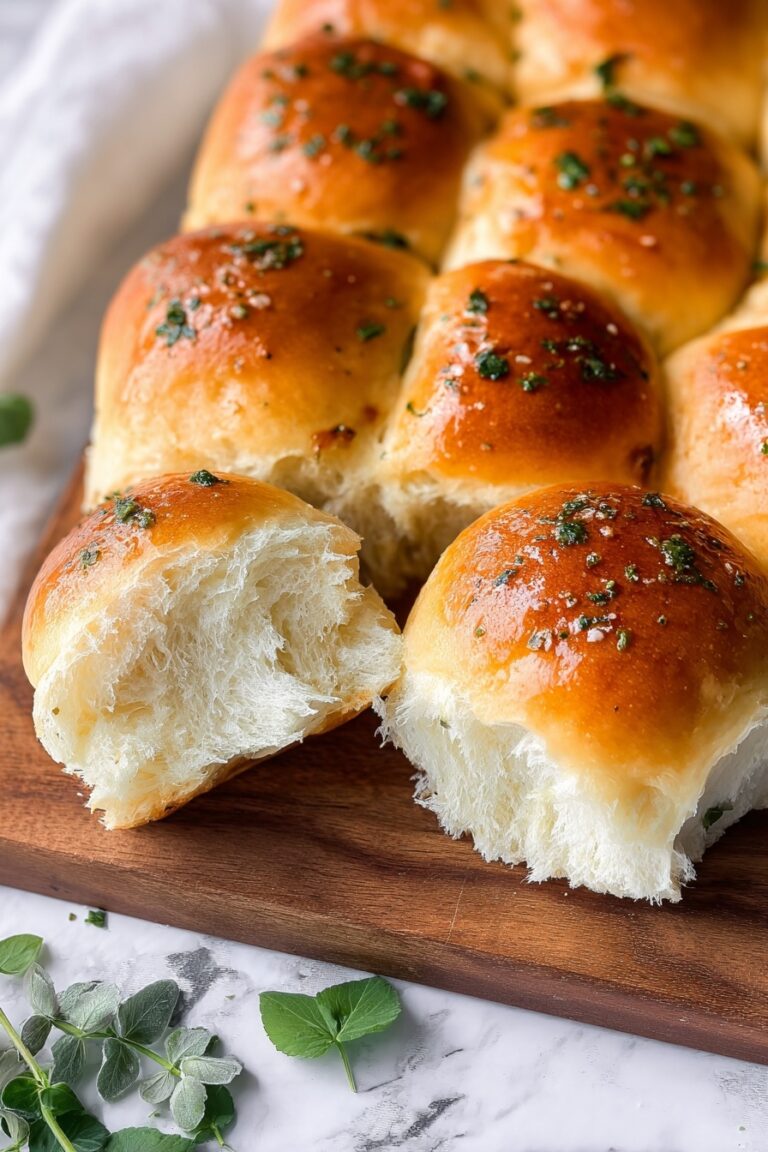 Garlic Butter Dinner Rolls Recipe