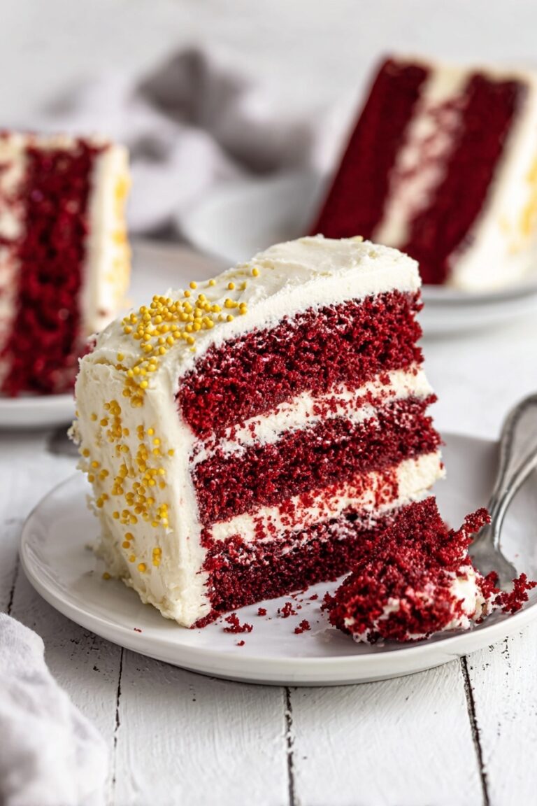 Red Velvet Cake with Cream Cheese Frosting Recipe