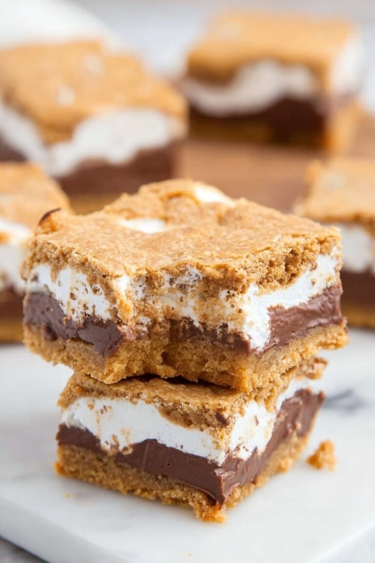 Cookie Butter S’mores Blondies Recipe