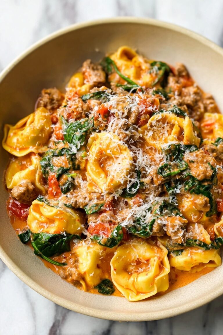 One-Pan Italian Sausage Tortellini Recipe