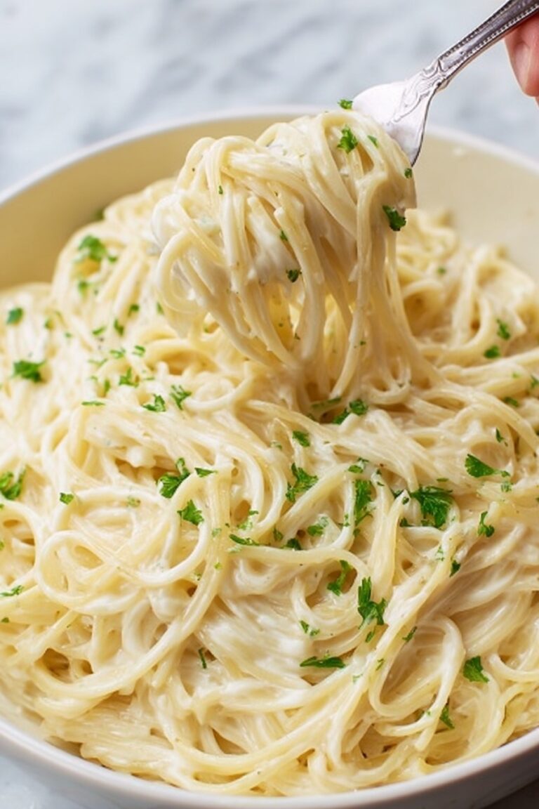 Garlic Parmesan Angel Hair Pasta Recipe