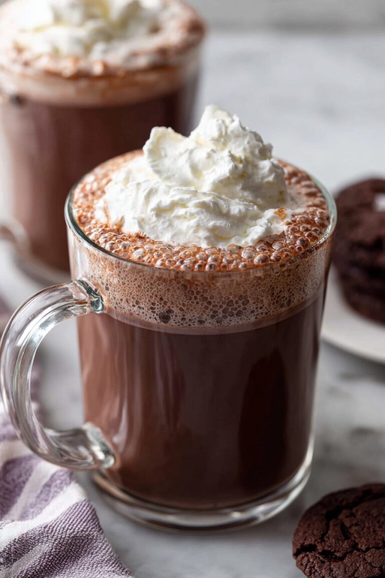 Creamy Homemade Hot Chocolate Recipe
