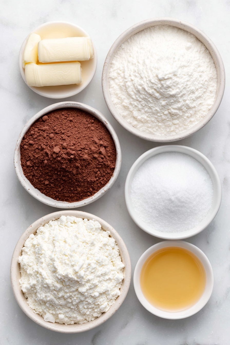 Homemade Malted Milk Balls, Malted Milk Balls Recipe, How to Make Malted Milk Balls at Home, Easy Malted Milk Confections, DIY Malted Milk Sweets - Flat lay of a small white ceramic bowl of smooth malted milk powder, a small white ceramic bowl of fine powdered sugar, a small white ceramic bowl of rich cocoa powder, a small white ceramic bowl of fine salt, a small white ceramic bowl of fresh cold milk, a small white ceramic bowl containing golden vanilla extract, placed on a clean white marble surface, soft natural light, photo taken with an iPhone, professional food photography style, fresh ingredients, white ceramic bowls, no bottles, no duplicates, no utensils, no packaging --ar 2:3 --v 7 --p m7354615311229779997