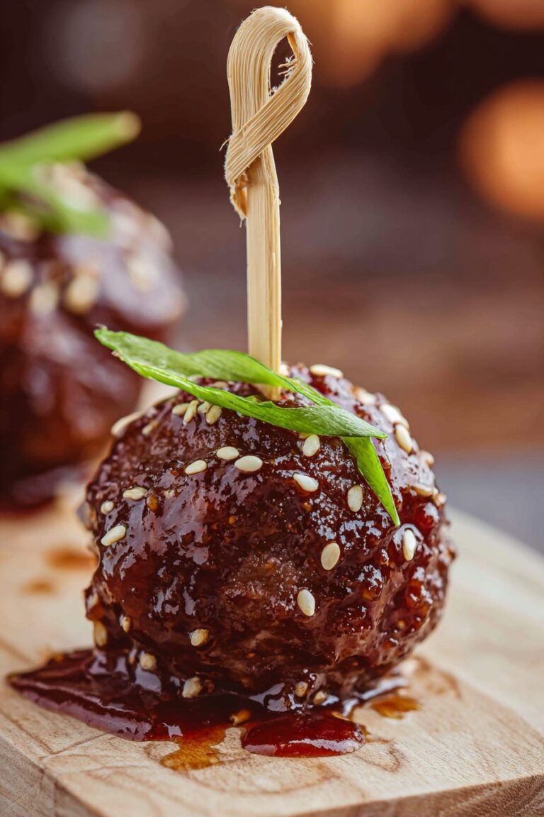Korean Gochujang Meatballs Recipe