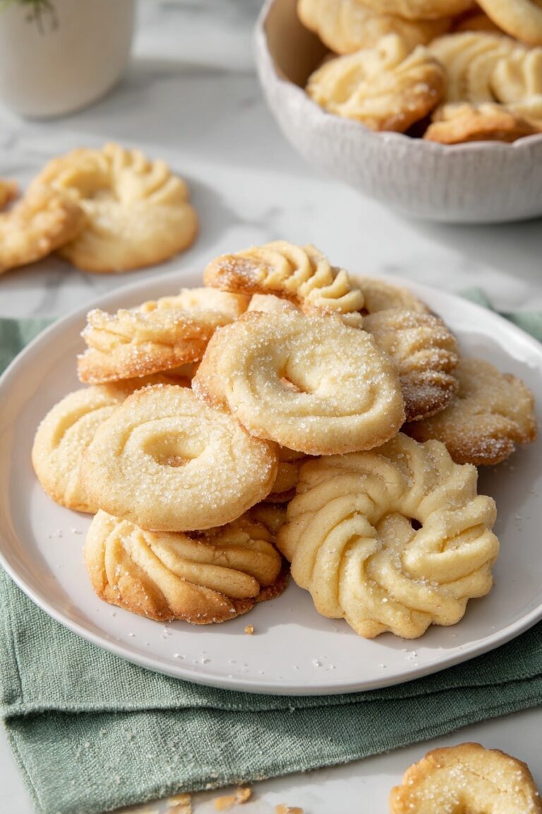 Melt-in-Your-Mouth Danish Butter Cookies Recipe