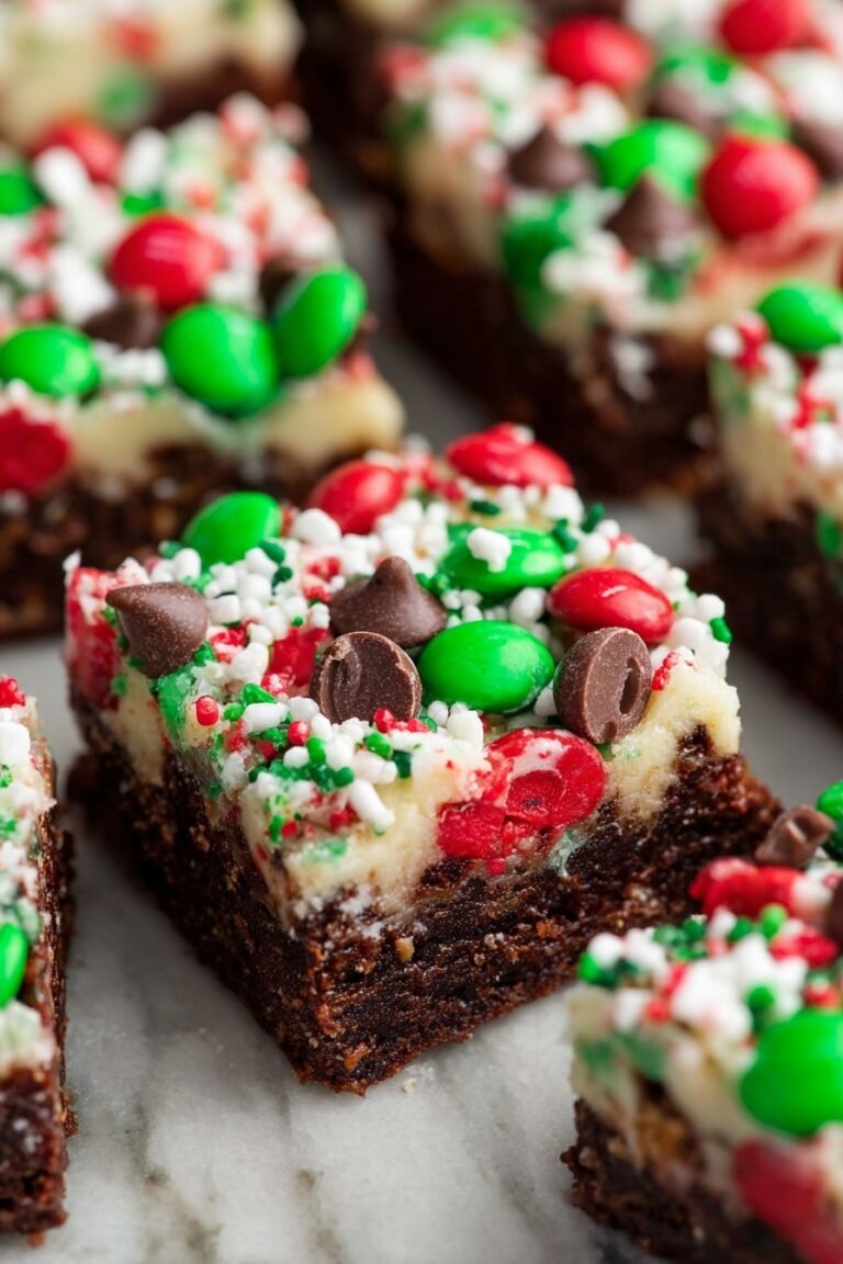 Christmas Brownie Layer Bars Recipe