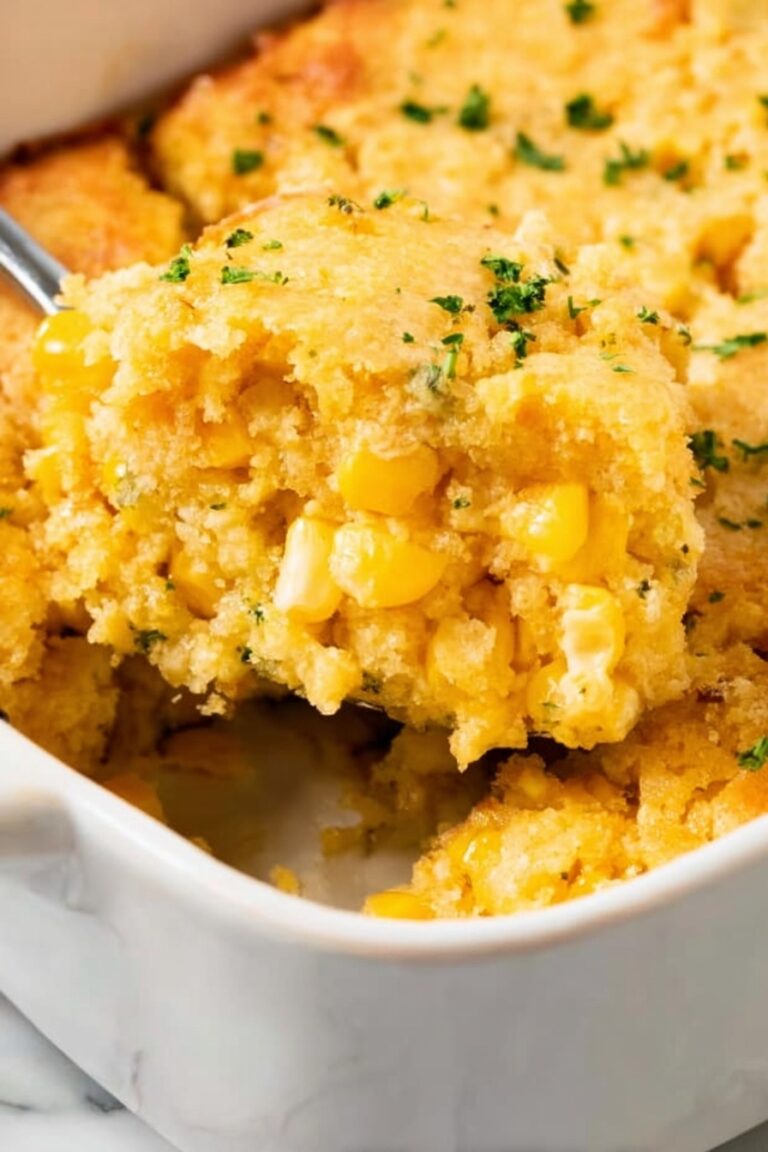 Creamy Cornbread Casserole Recipe