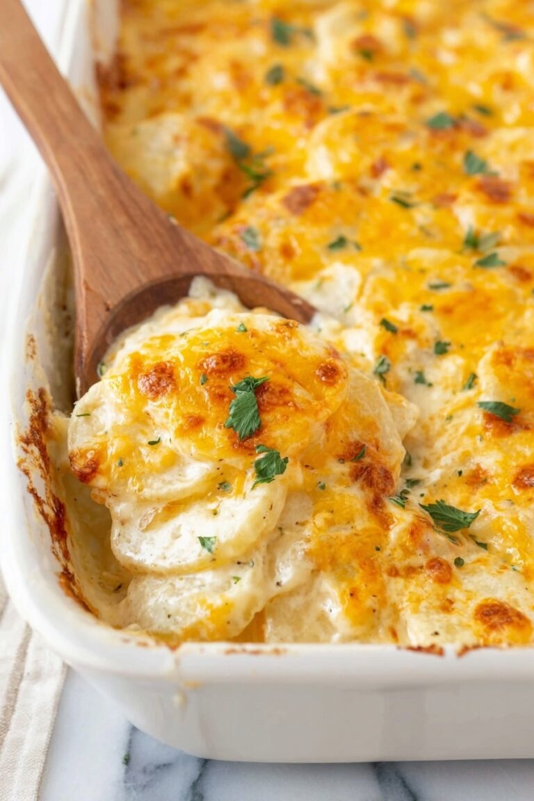 Cheesy Scalloped Potatoes Recipe