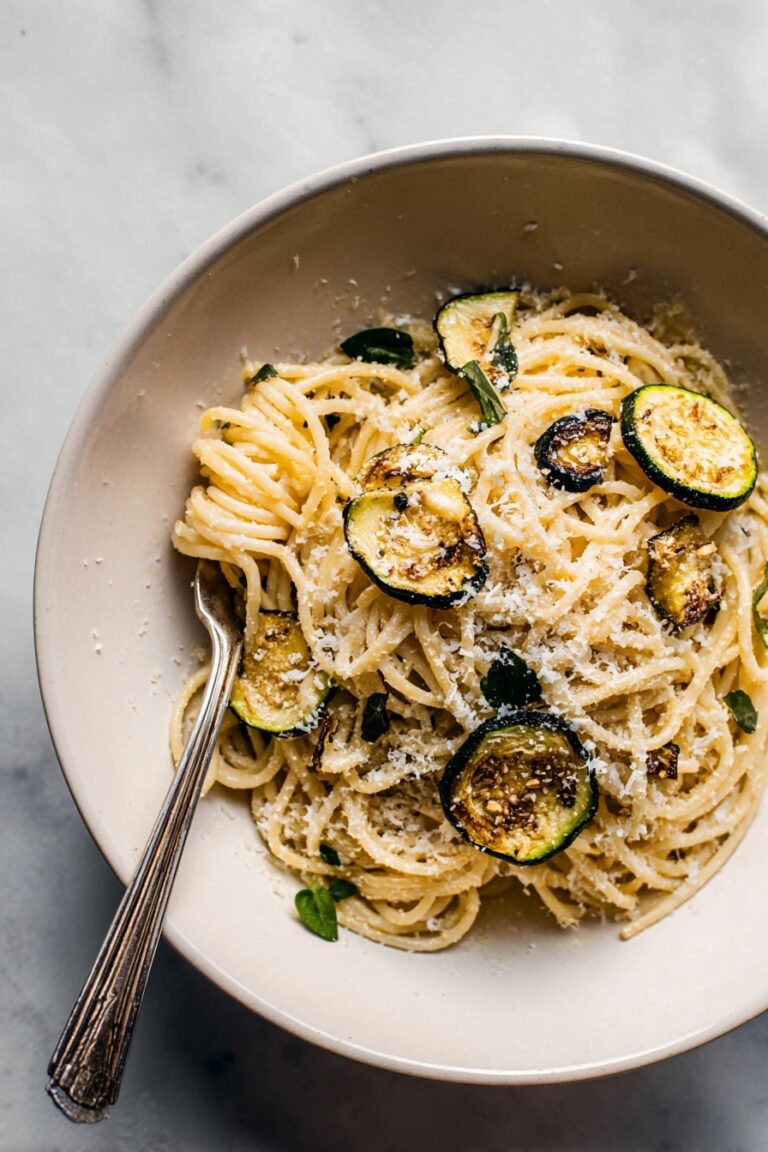 Creamy Zucchini Spaghetti Recipe