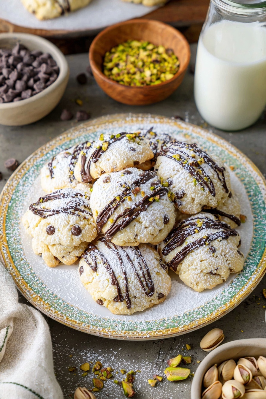 Cannoli Cookie Bites Recipe - Serving Suggestion