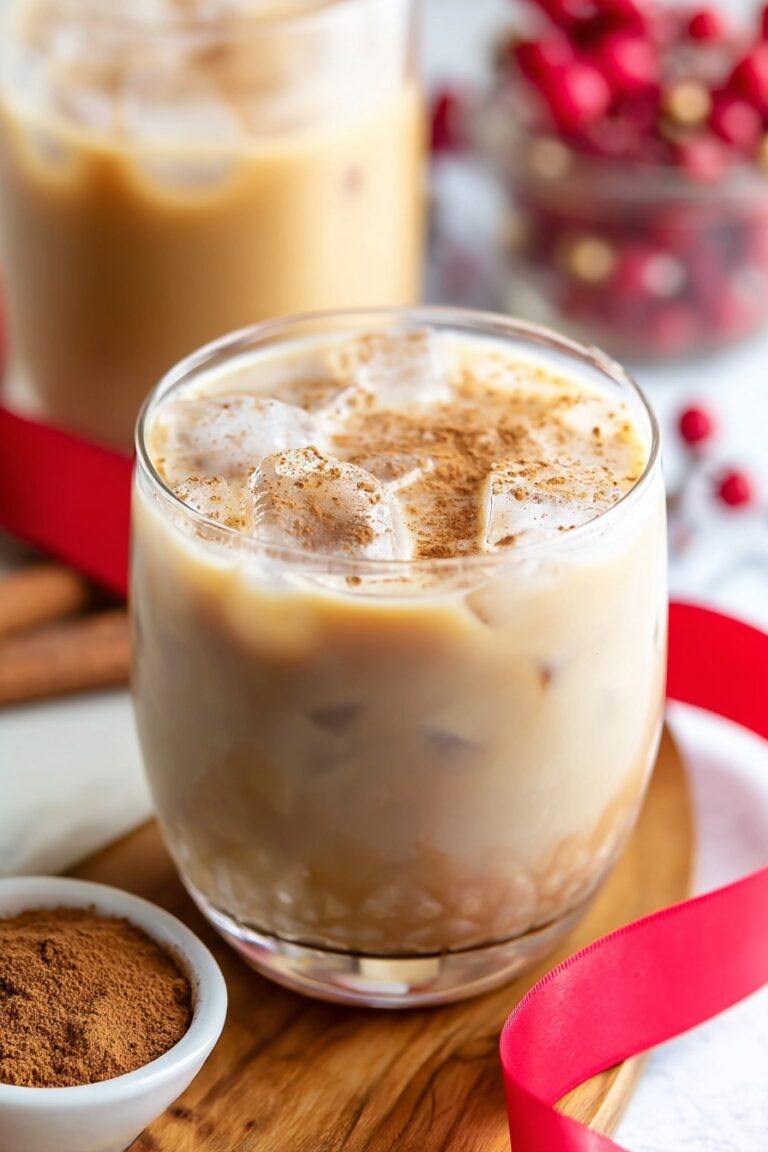 Eggnog White Russian Cocktail Recipe