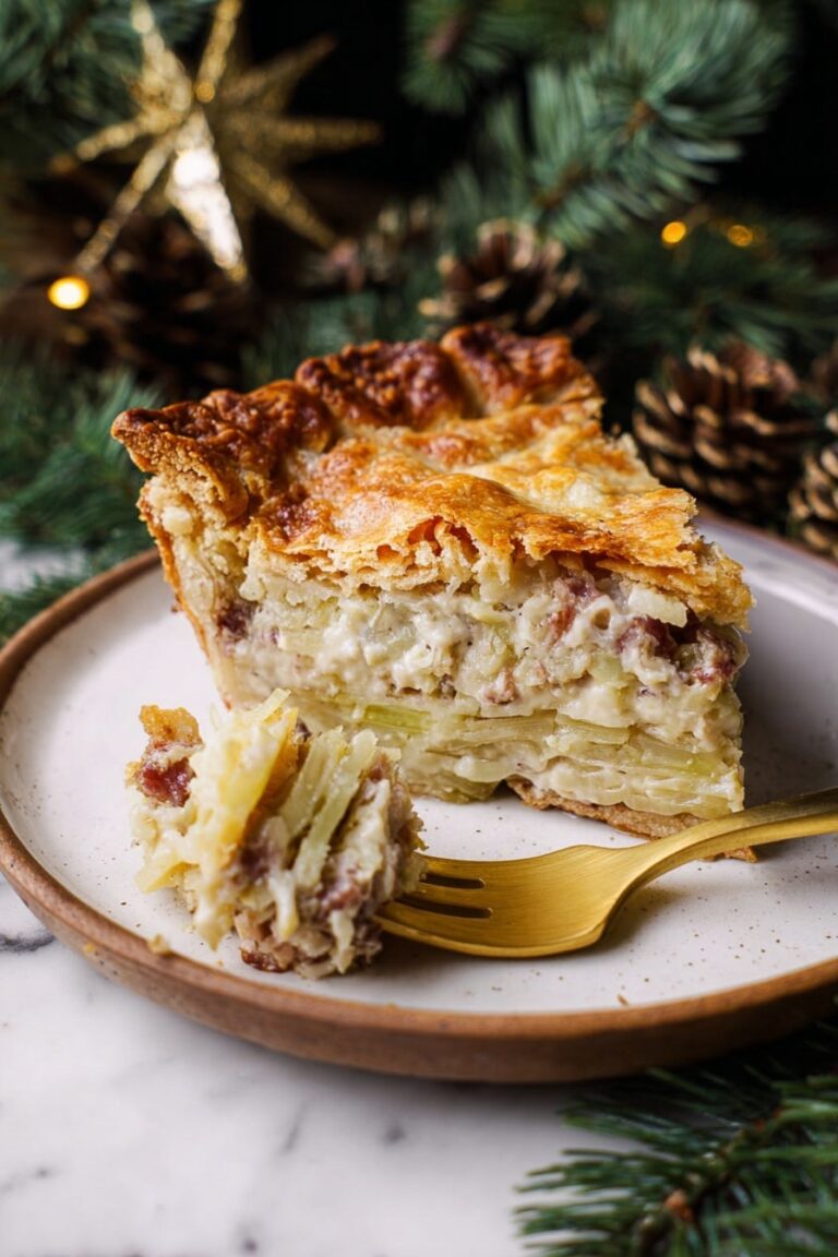 Creamy Potato Bacon Pie Recipe