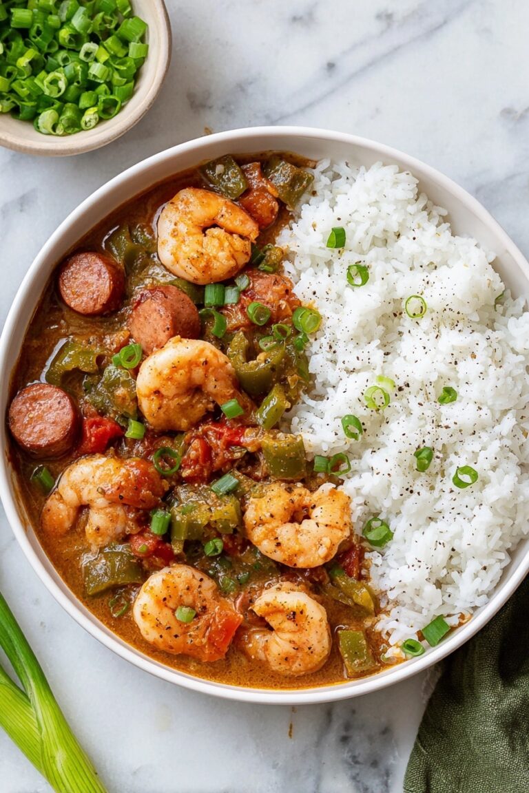 Shrimp and Sausage Cajun Gumbo Recipe