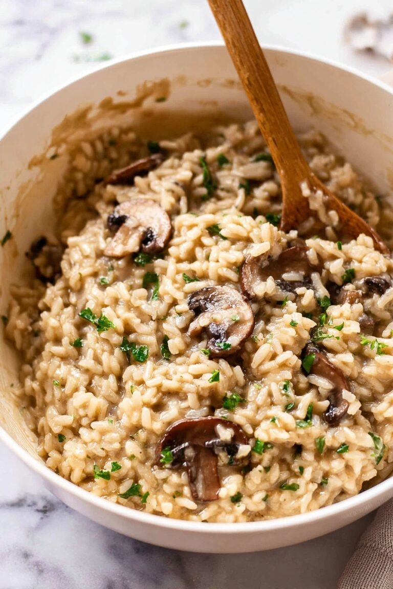 Pressure Cooker Mushroom Risotto Recipe