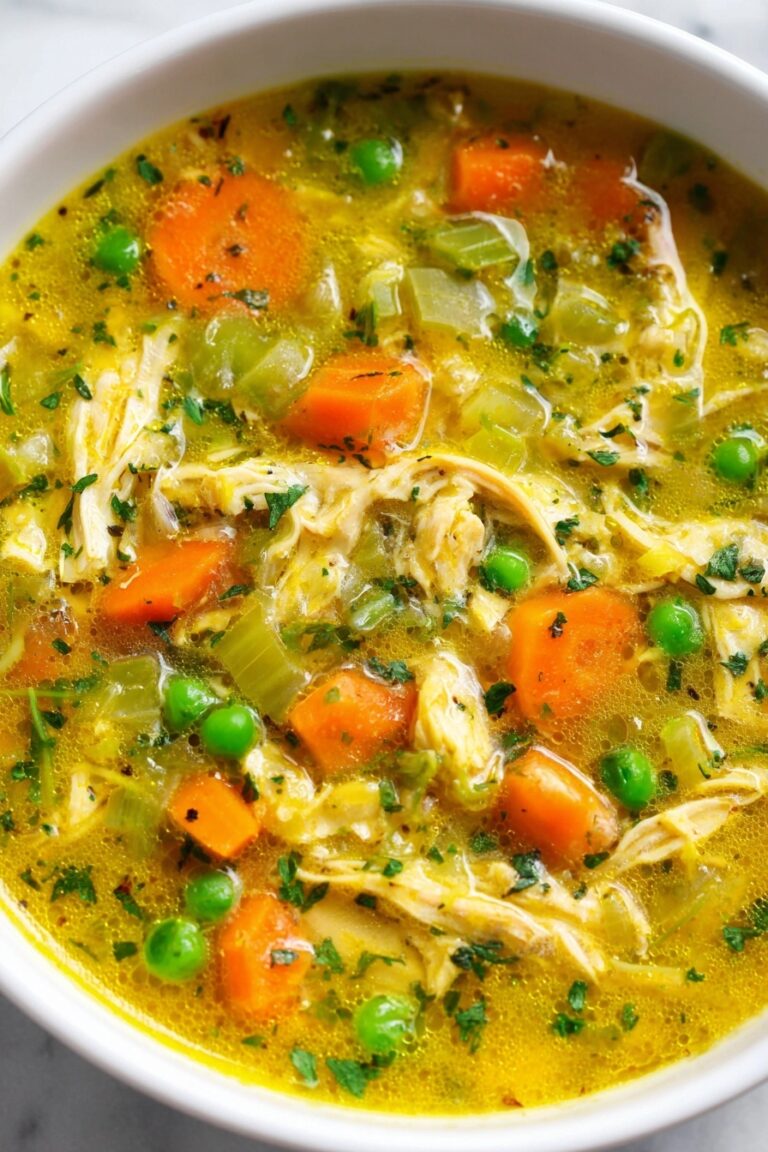 Turmeric Chicken Soup for Inflammation Recipe