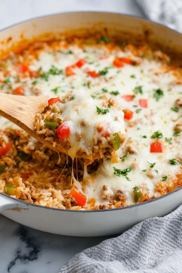 Stuffed Bell Pepper Casserole with Sausage Recipe
