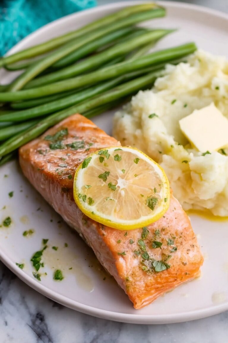 Oven-Baked Lemon Herb Salmon Recipe