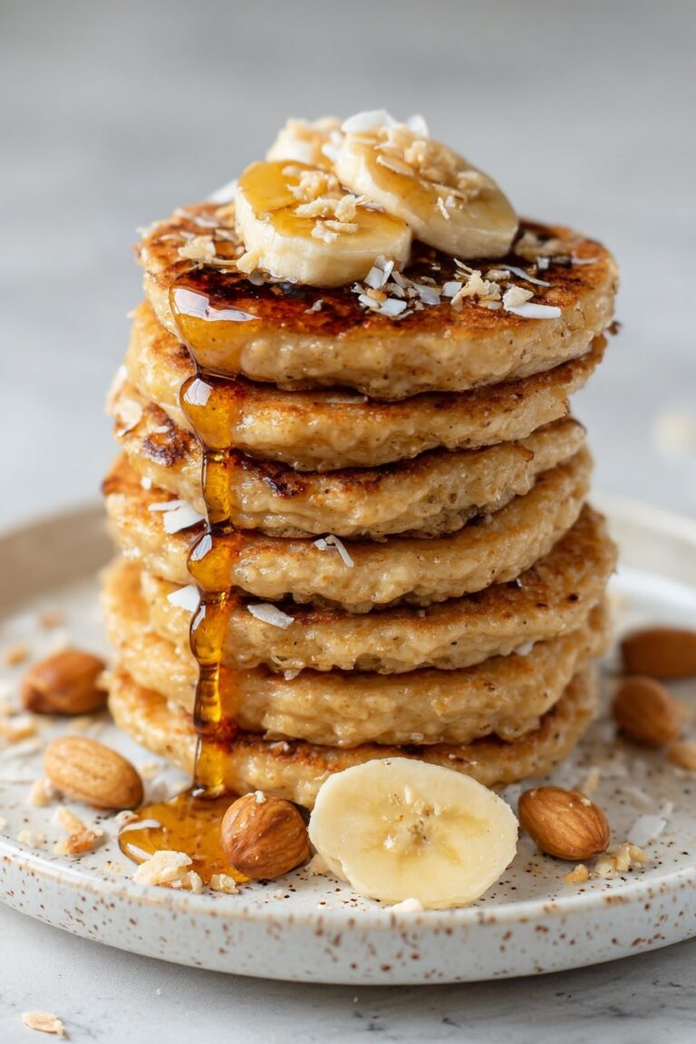 Healthy Banana Oatmeal Pancakes Recipe
