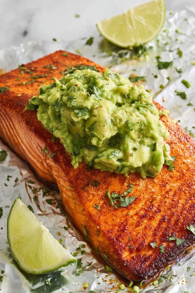 Spice Rubbed Salmon with Avocado Salsa Recipe